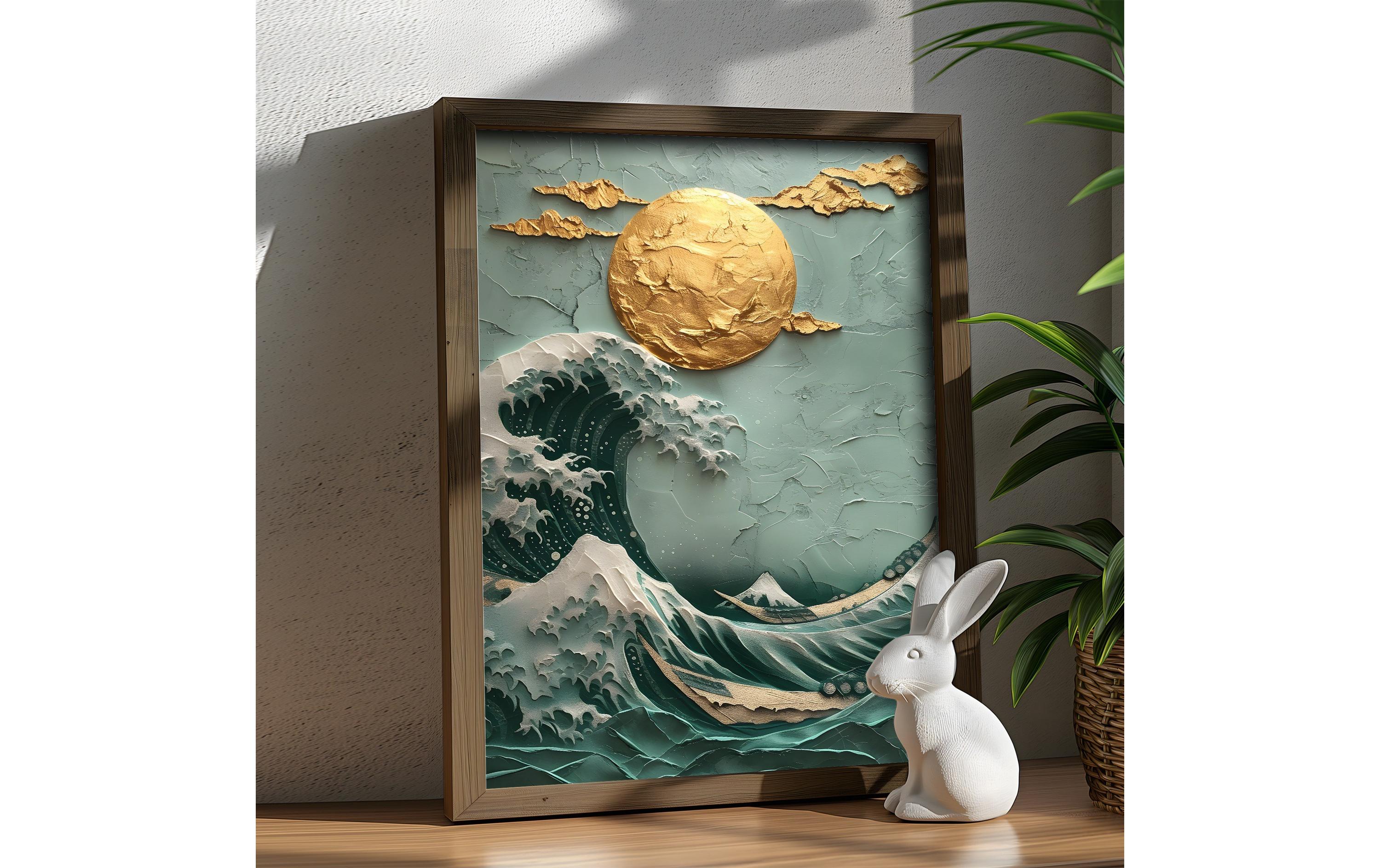 Bild Ocean 35 x 47 cmDekorative Wandmalerei