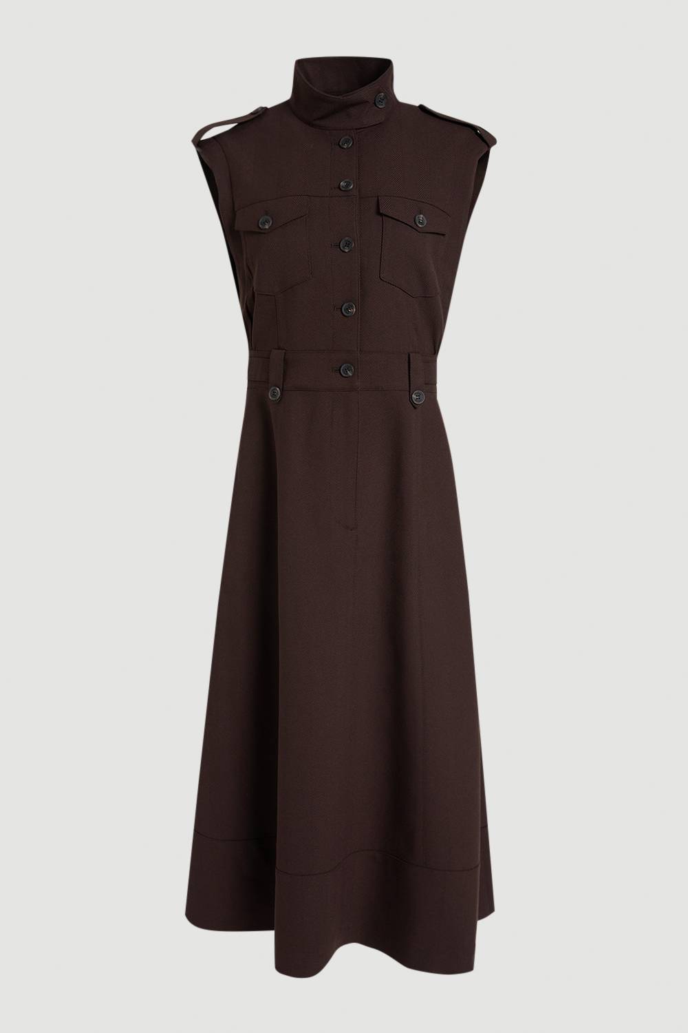 KarenMillen Robe Utilitaire Texturée Chevrons Petite