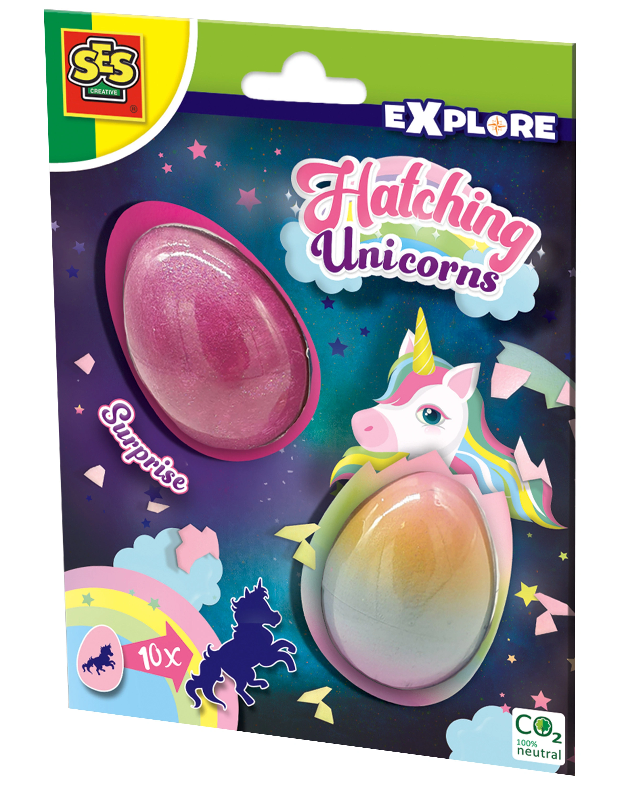 Experimentier-Set SCHLÜPFENDE EINHÖRNER - SURPRISE EGGS