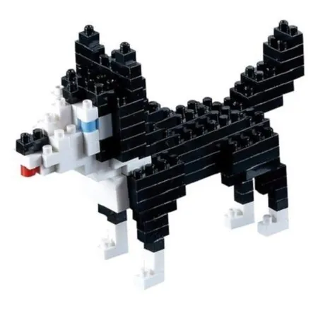 BRIXIES Mini-3D-Puzzle Husky, 120 Teile