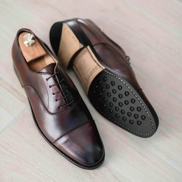 Parker-Richelieu en cuir brown