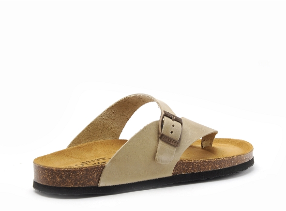 Plakton mules et sabots plats femme barbados 186228 beige