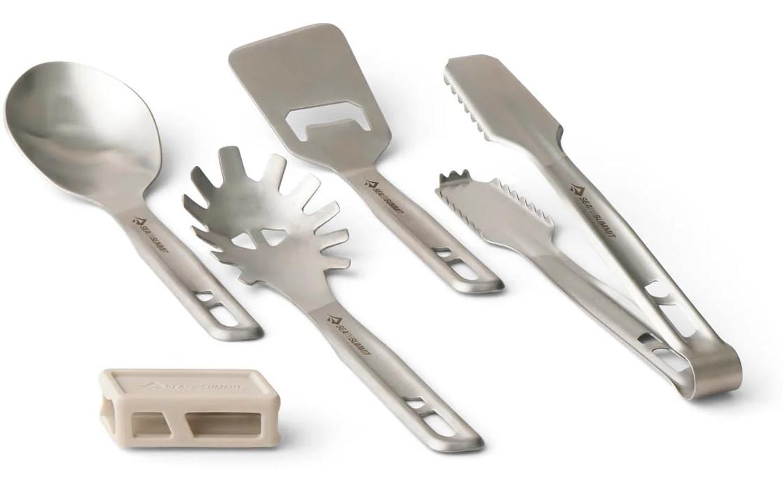 Detour Stainless Steel Utensil Set SilberEdelstahl-Küchenhelfer-Set