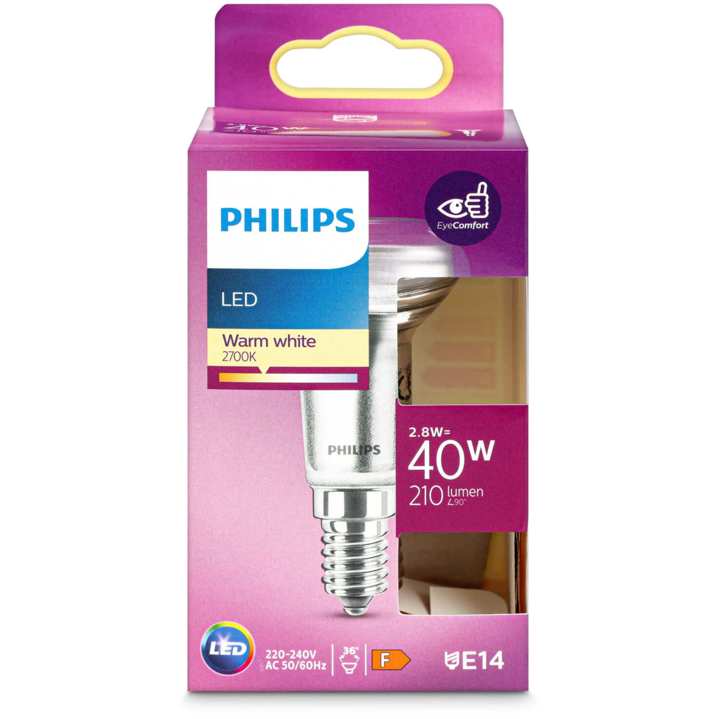 Philips LED-Reflektor E14 warmweiss 2.8 W
