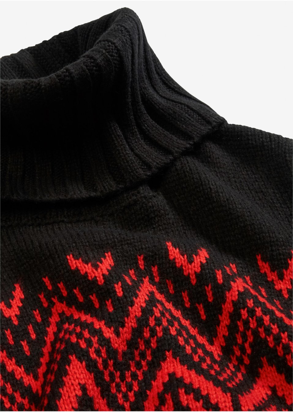 Robe midi en maille motif norvégien