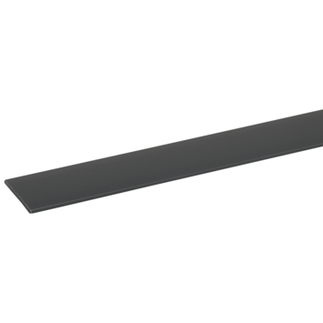 Afdekprofiel zelfklevend kunststof antraciet 2x30mm 260cm