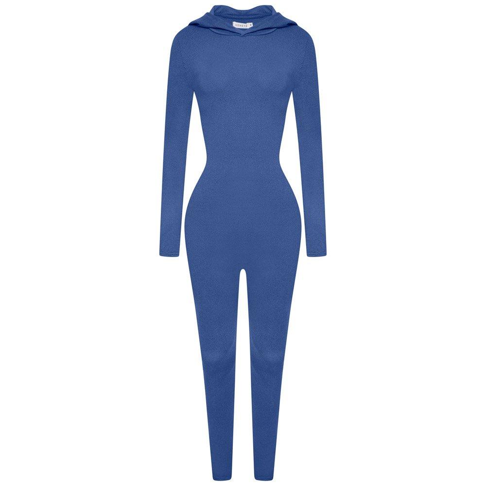 Honeyz Hooded Jumpsuit Womens