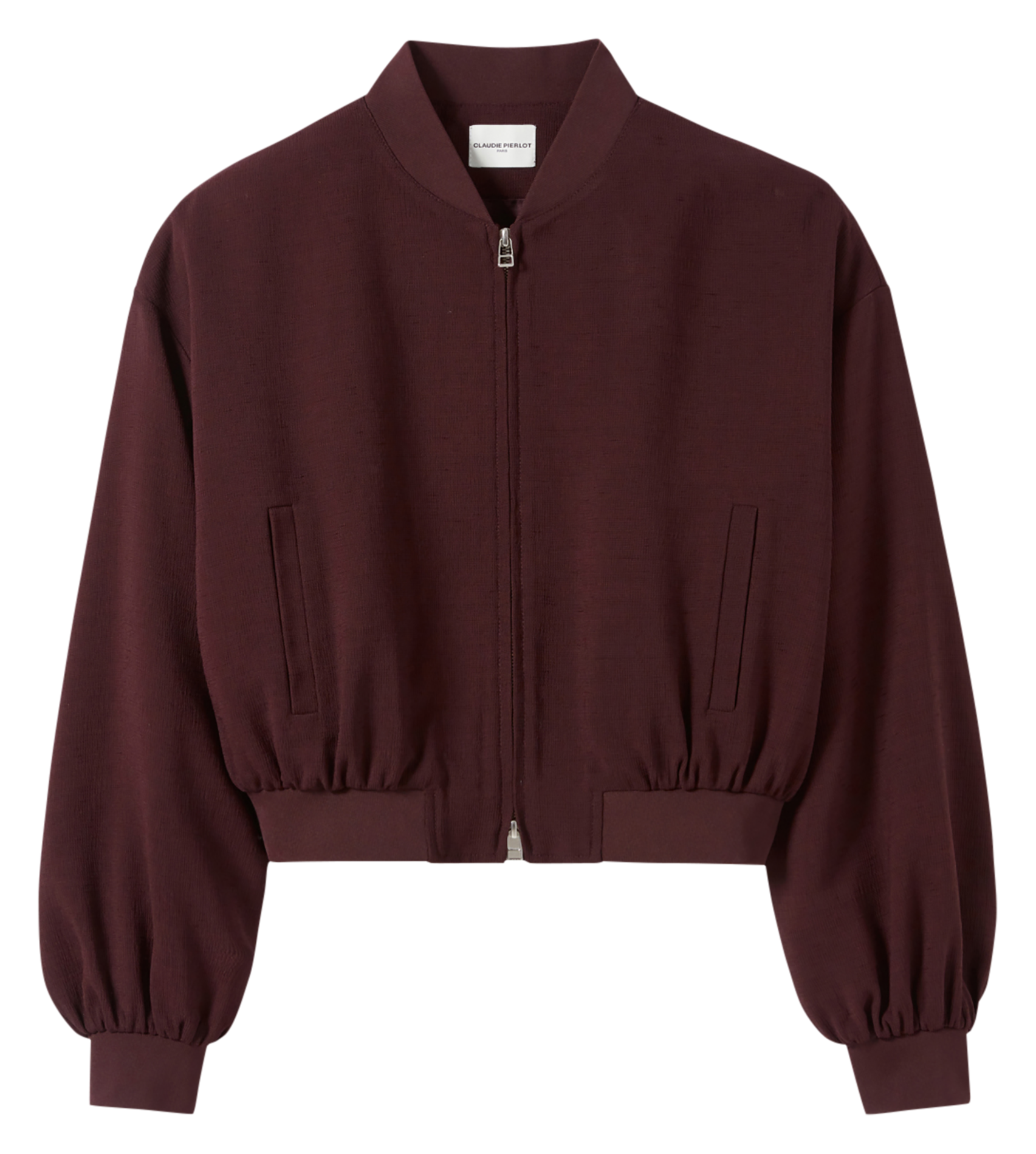 Veste col teddy ample | Marron