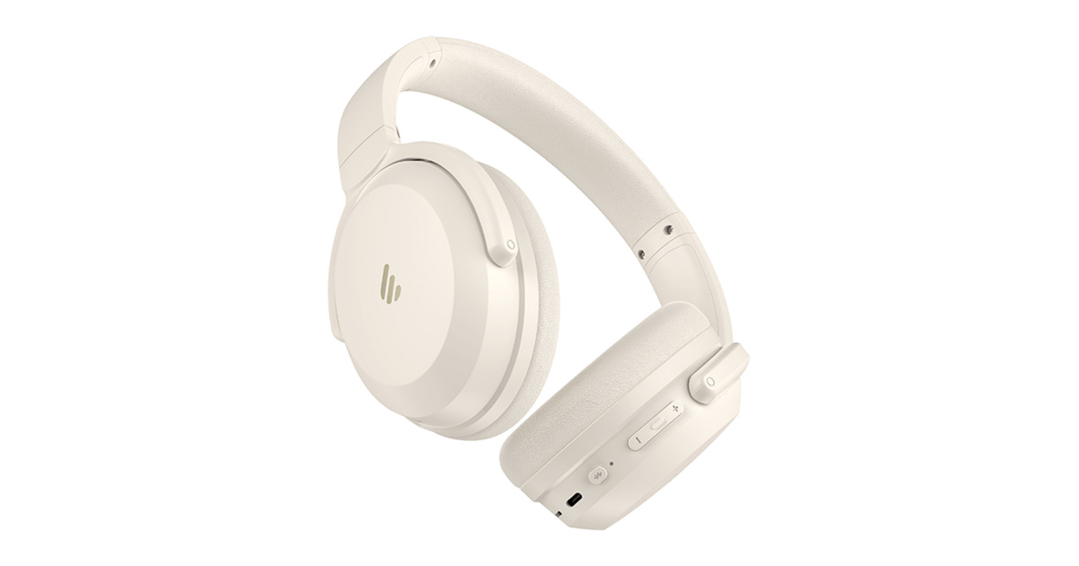EdifierWH700NB Pro over-ear headset  (Wit, Bluetooth 5.4 / USB-C)