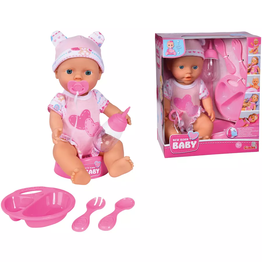 Simba Babypuppe New Born Baby Baby Care