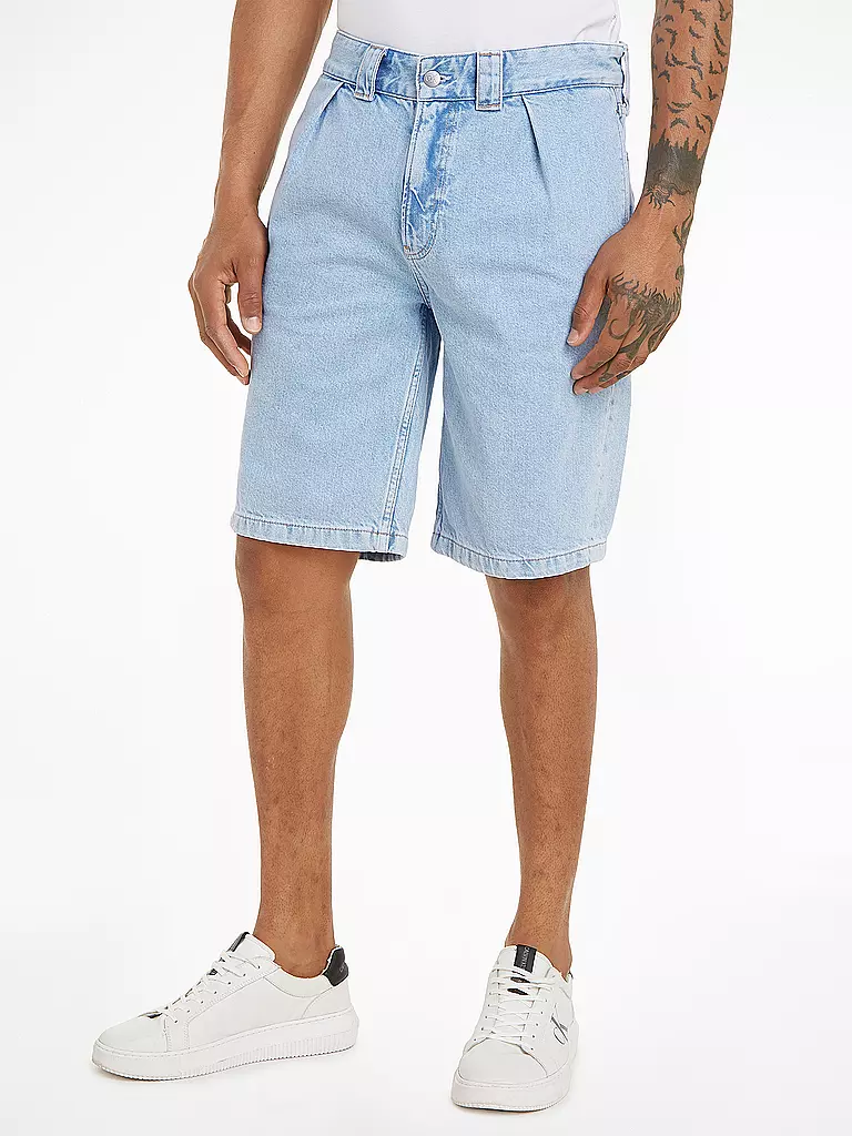 CALVIN KLEIN JEANS Jeansshorts hellblau