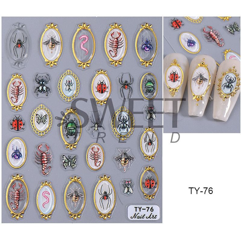 dainlili - Insecten Nail Art Stickers