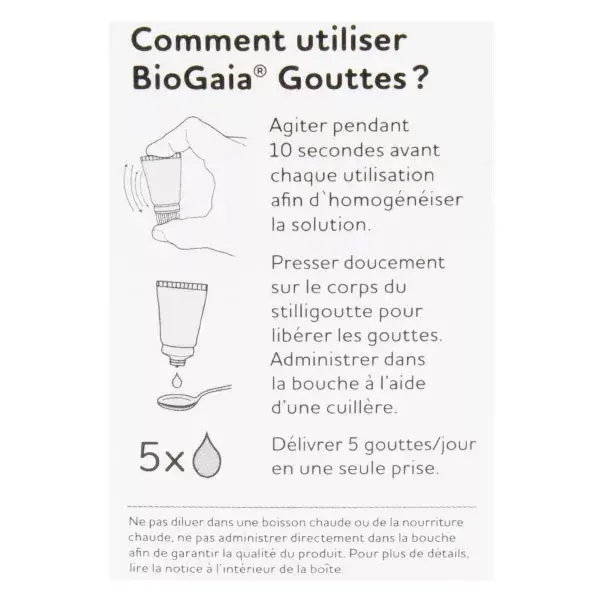 BioGaia Probiotiques Gouttes Lactobacillus Reuteri Protectis 5ml