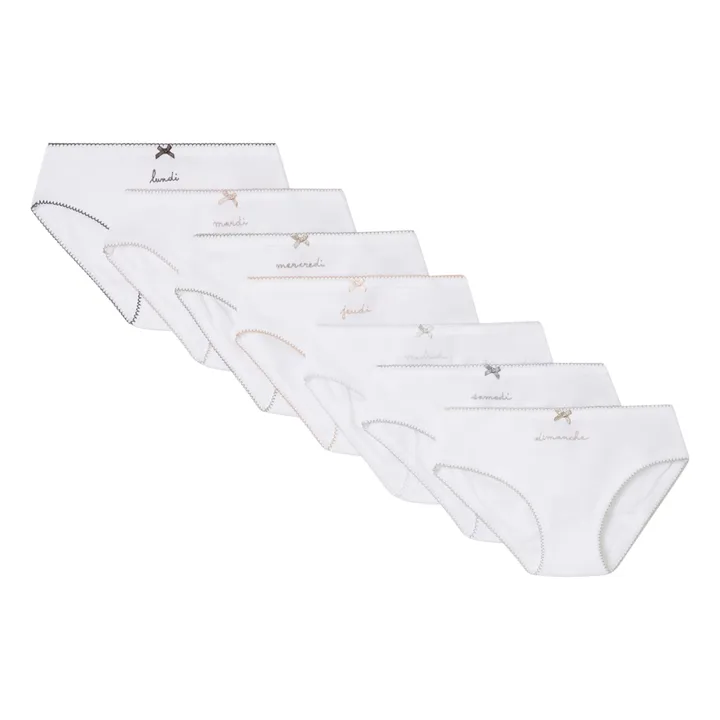 Bonpoint Semainier Culottes | Blanc