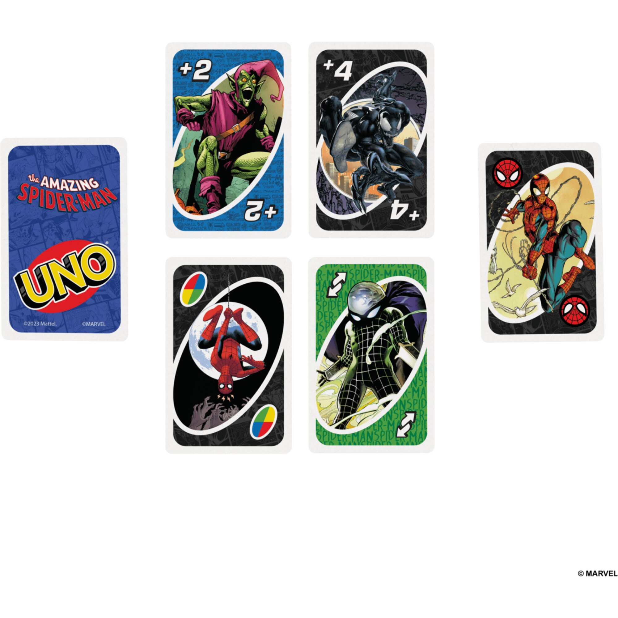 Mattel Kartenspiel UNO Spider-Man