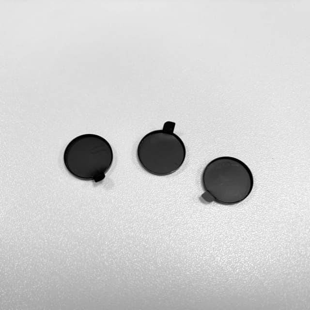 3-pak metal linsebeskytter til iPhone Sort iPhone 16 Pro/16 ProMax