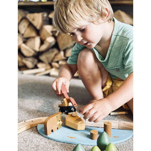 Tender leaf toys treinbaan dennenbos