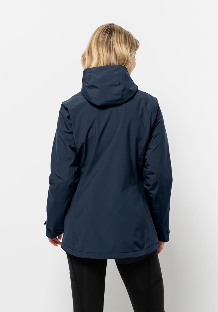 Jack Wolfskin 3-in-1-Funktionsjacke »GLAABACH 3IN1 JKT W« 2 teilig,  mit Kapuze