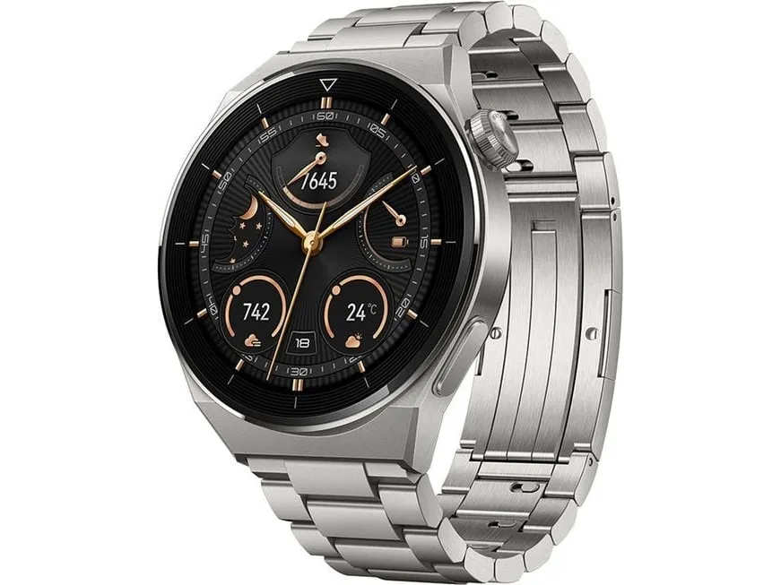 Huawei | Watch GT 3 PRO (46mm) - Smartwatch med rem - håndledsstørrelse: 140-210 mm - Titanium