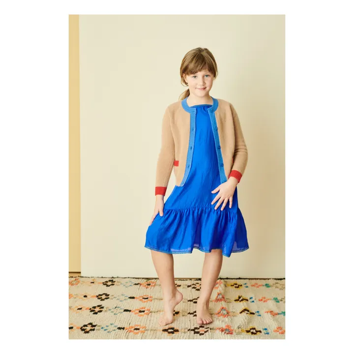 Caramel Robe en Soie Grape | Bleu