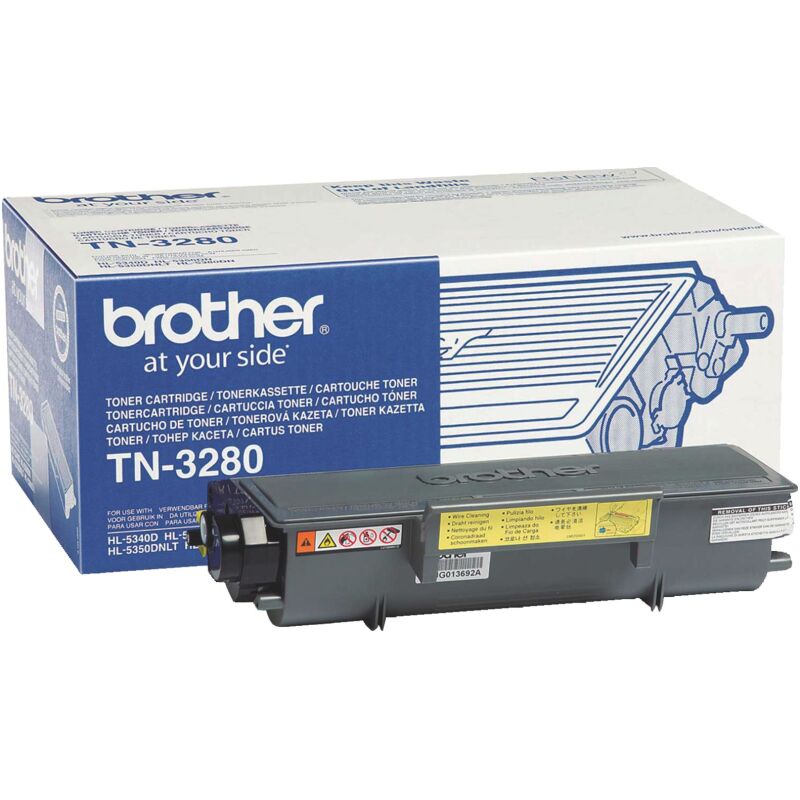 Toner Brother TN3280 noir pour imprimante laser