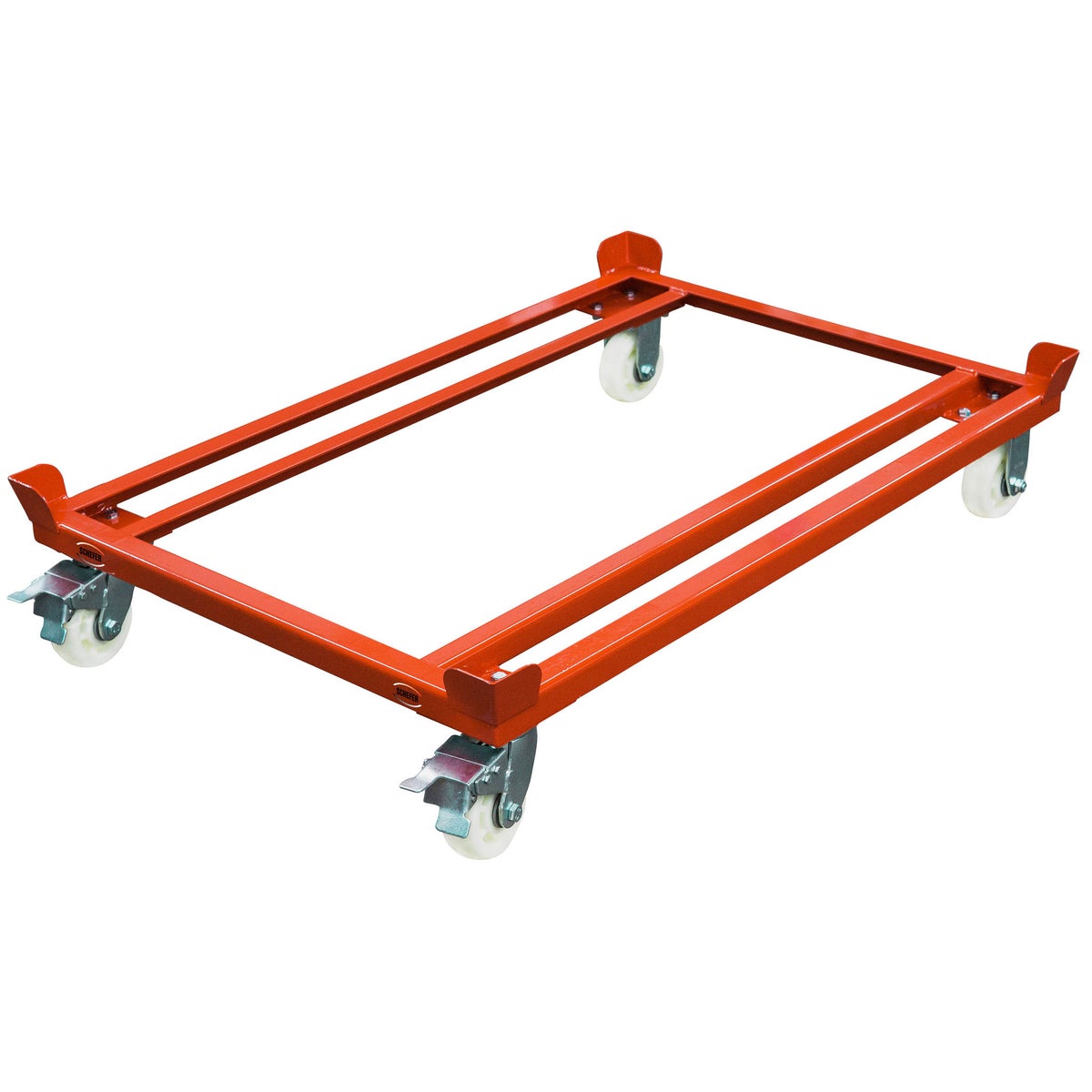 Schefer PFG Premium palletchassis voor gaasboxen en Europallets, draagvermogen 1000 kg, zonder verbindingsstang