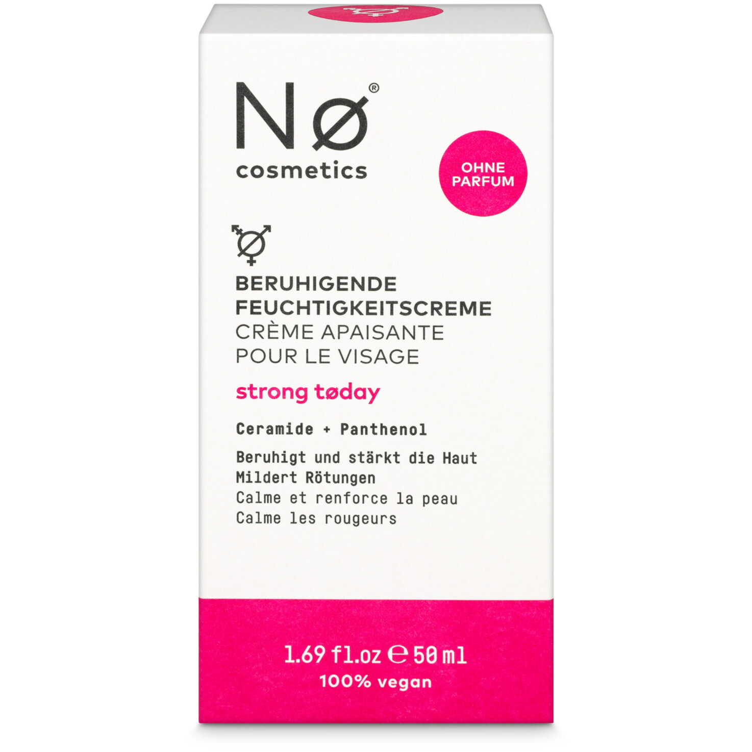 No Cosmetics strong today Beruhigende Feuchtigkeitscreme
