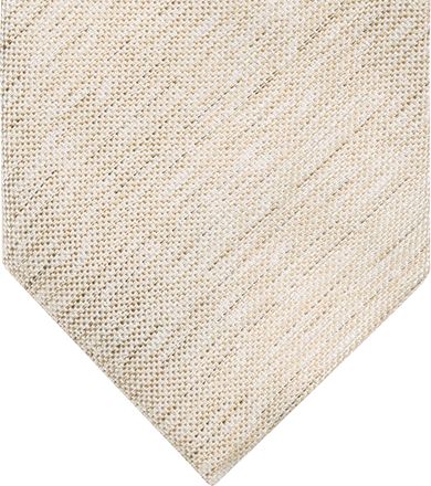 Stropdas Zijde Lichtbruin K81-6 K81-6 100% Silk Tie Ecru Delave kopen