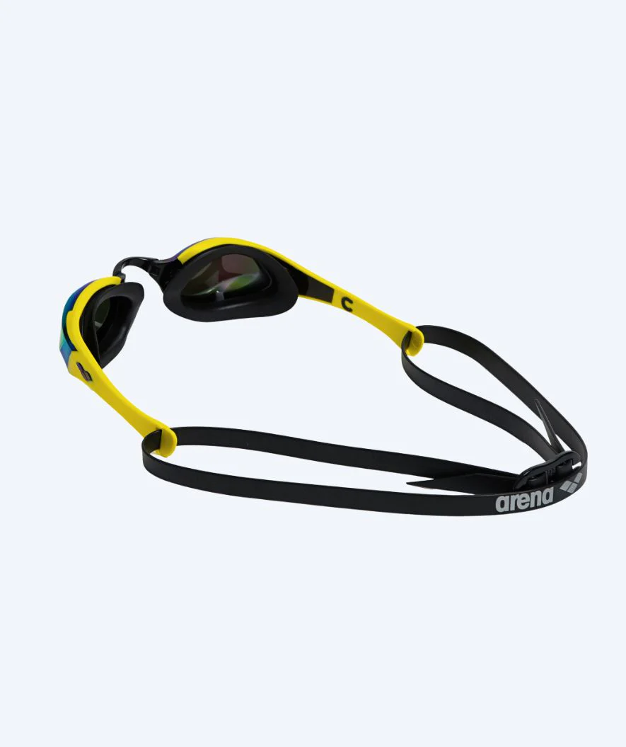 Arena Elite svømmebriller - Cobra Edge SWIPE Mirror - Gul/grøn