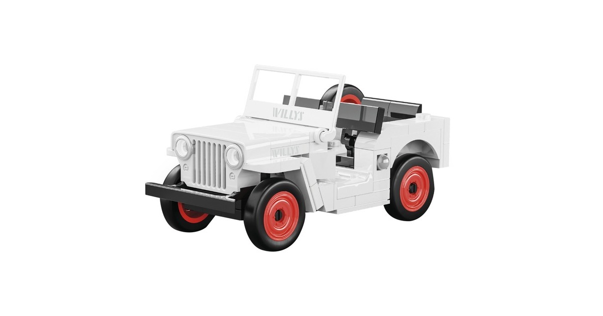 COBIJeep Willys CJ-2A Constructiespeelgoed  (Schaal 1:35)