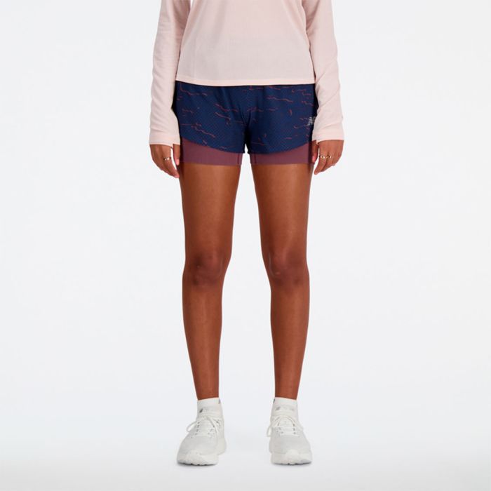 RC Seamless Printed 2 in 1 Short 3'' Women