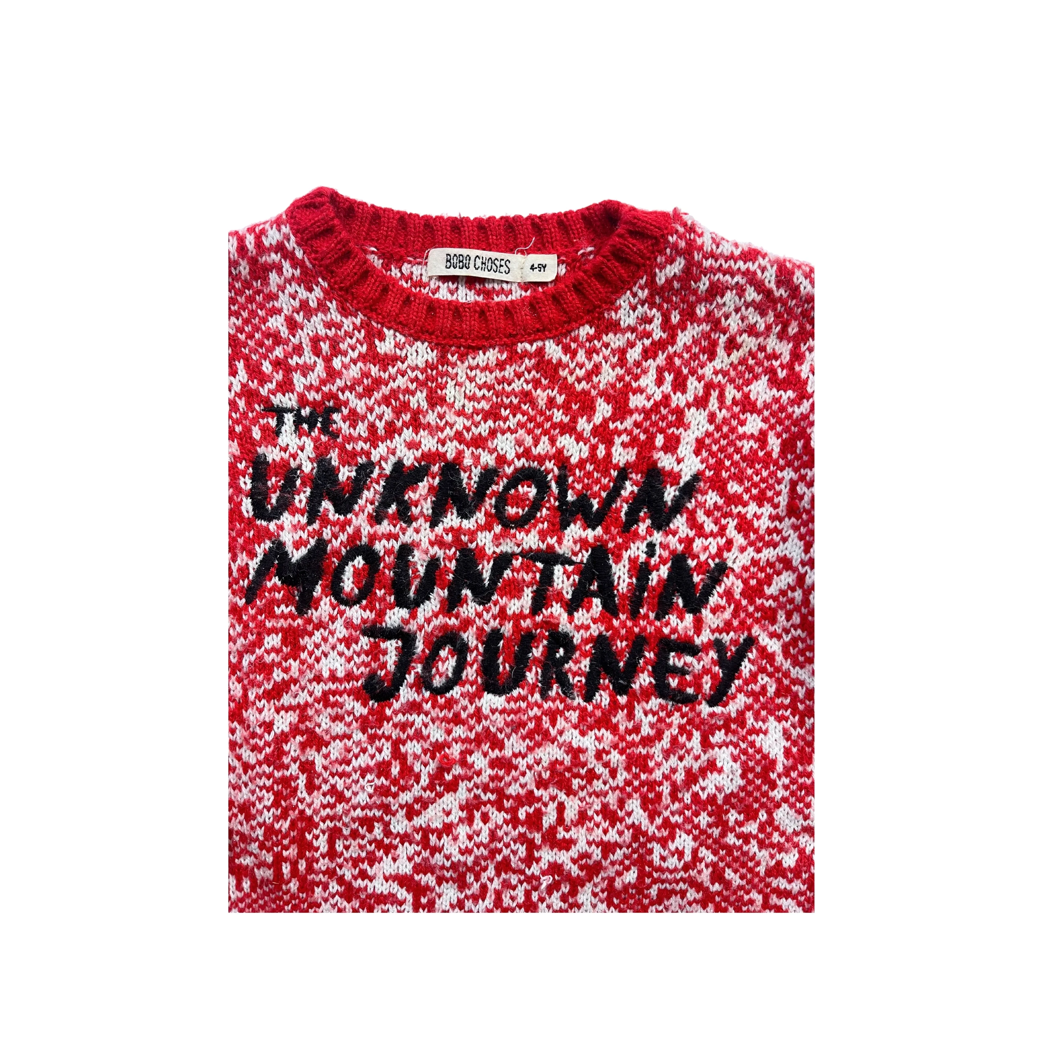 Pull enfant rouge - 4 ans | Rouge