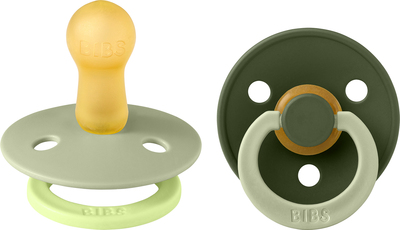 BIBS Studio Colour Fusion Smokk 2-Pakk Str 2, Sage Hunter Green mix