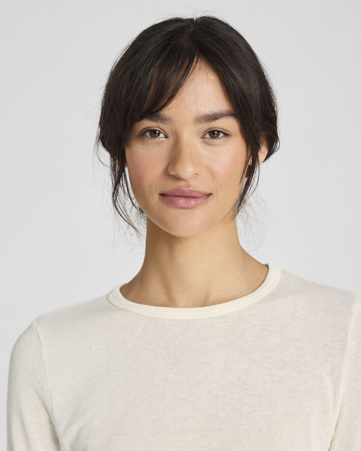 Gai&Lisva Thyra L/S Wool Top Off white