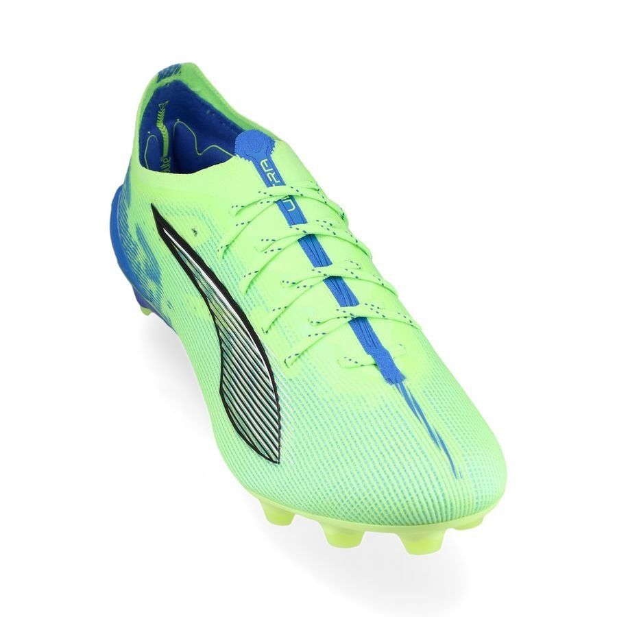 PUMA Ultra 5 Ultimate FG Lights Out - Fizzy Apple/Blanc/Bleu Femme