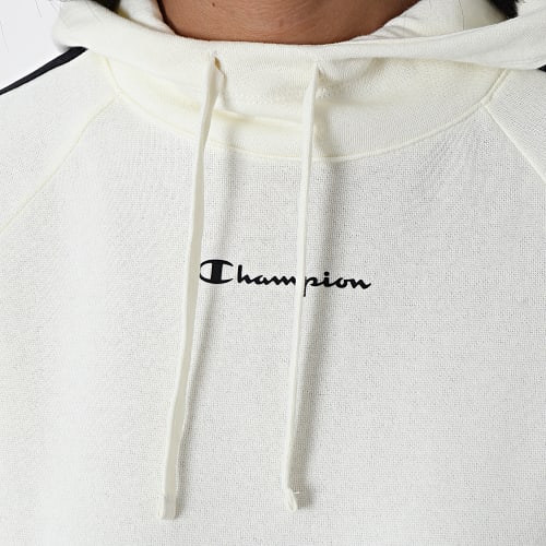 Sweat Capuche Femme A Bandes 115571 Beige