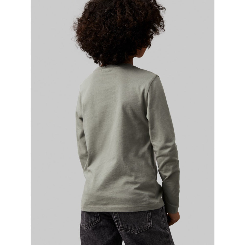 Køb Calvin Klein Meteor Green Minimalistic Logo Bluse