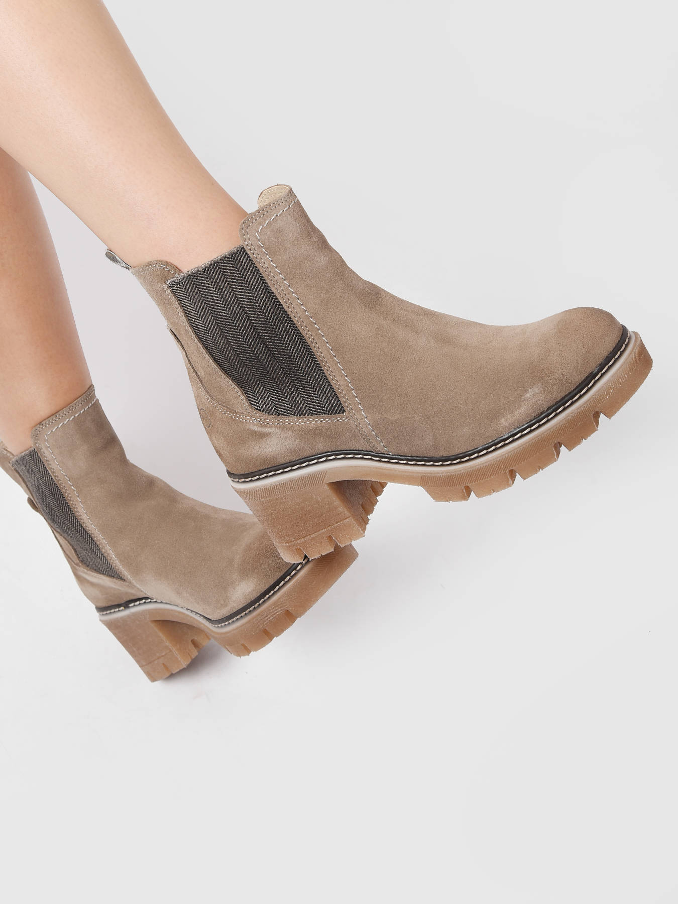 Chelsea boots  talon en cuir TAMARIS