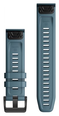 Bracelet Silicone Garmin QuickFit 22 mm Gris Bleu