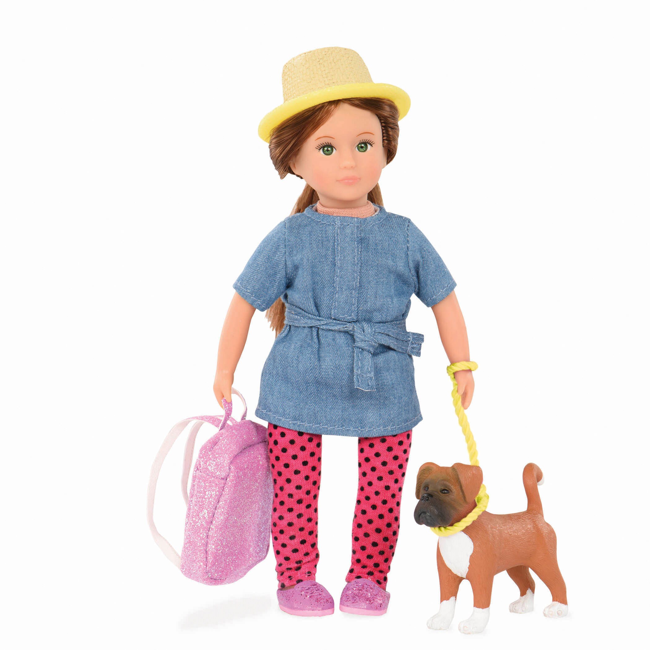 LORI Puppe Nadene & Hund Nash