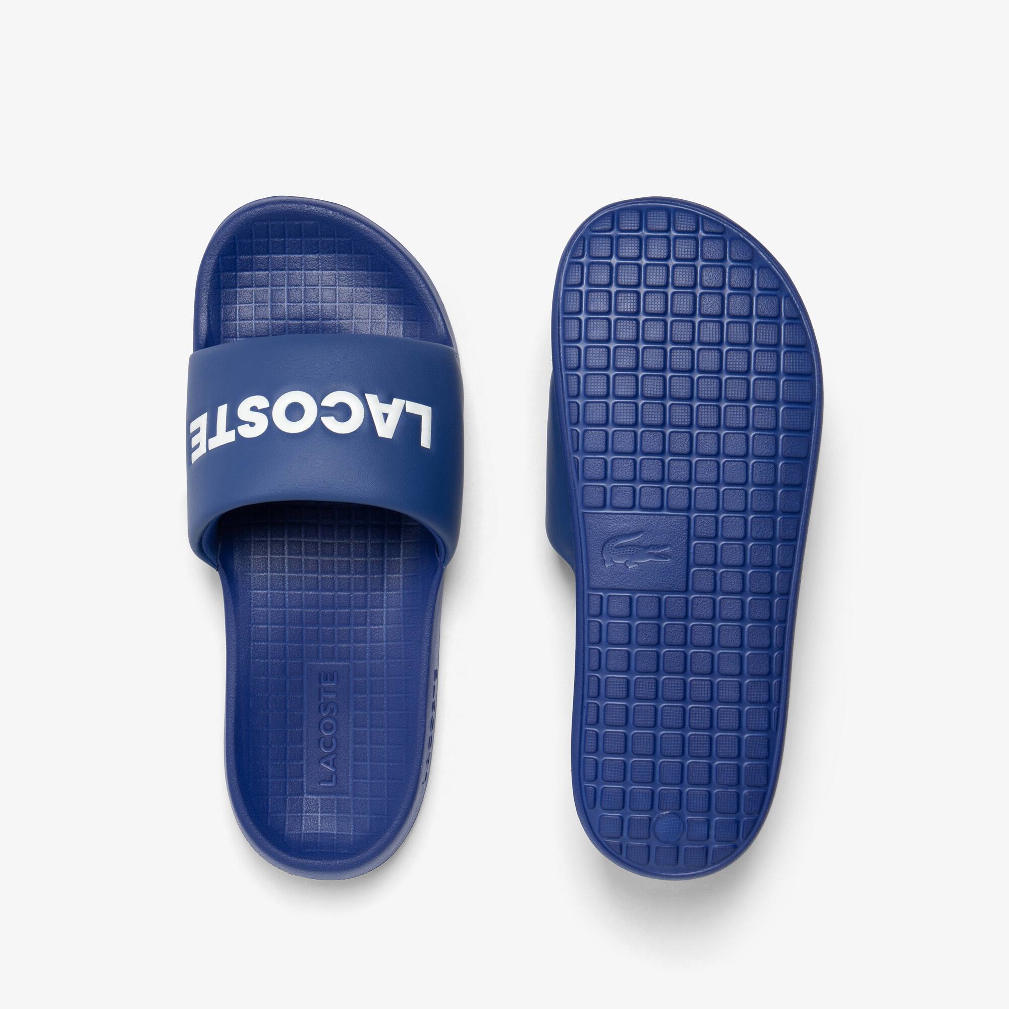 Claquettes Serve Slide 1.0 homme Claquettes & Sandales - Bleu - Lacoste - Homme