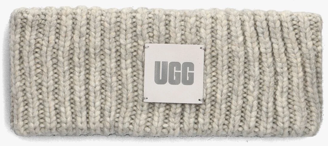 UGG lichtgrijze ugg oorwarmer chunky ribbed headband
