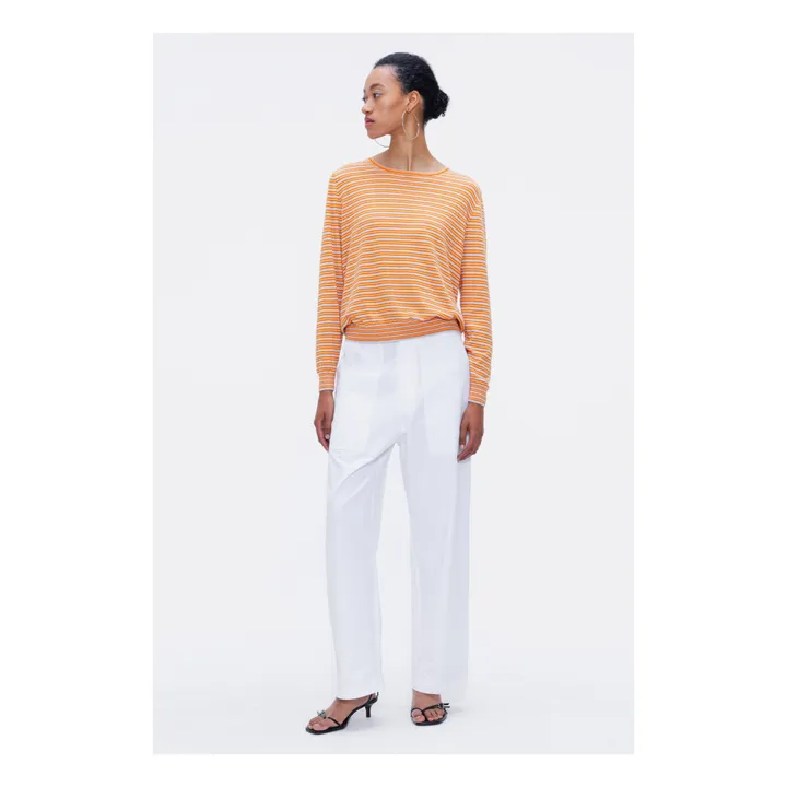 Our Sister Pull Pumpkin Spicy Rayures | Orange