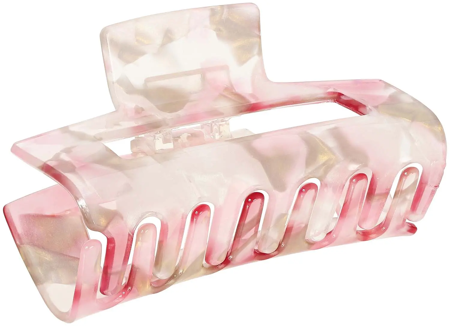 Haarklammer - Pink Marble
