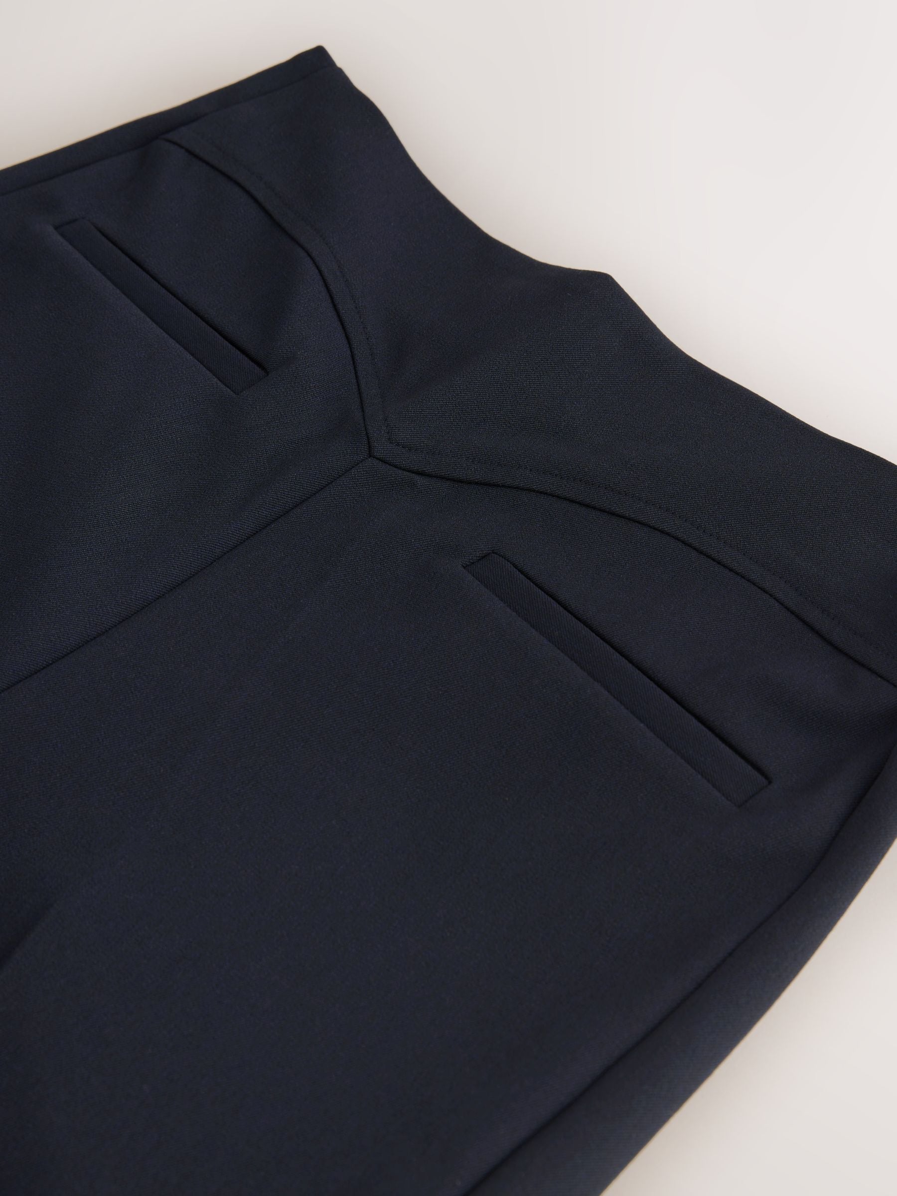Marineblauw - Corrigerende broek met grote zakken