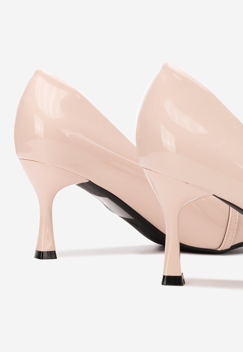 Chaussures à talon fin beige Neena