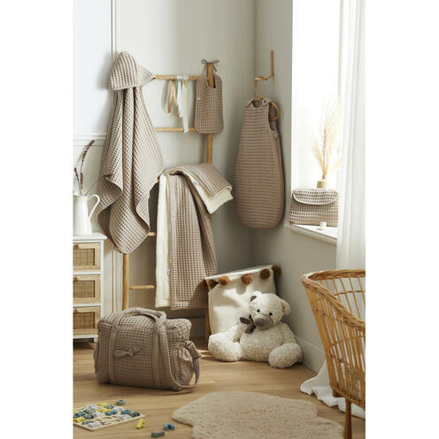 Gigoteuse coton gaufré 6/18 mois - Latte - BB&CO