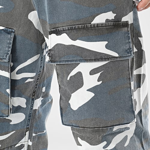 Jean Bleu Marine Camouflage