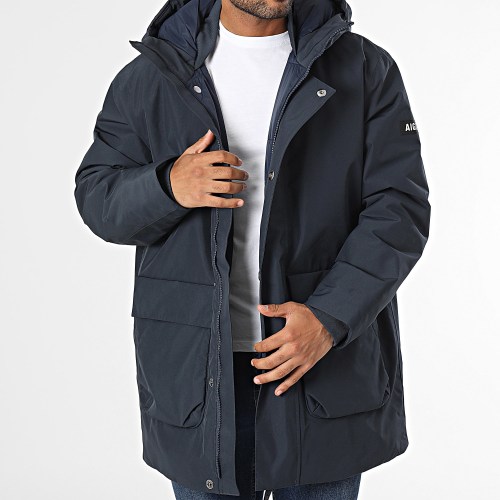 Parka Capuche Gore-Tex AD081 Bleu Marine