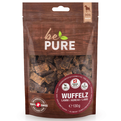 bePure Hundesnack Wuffelz Lamm 130g